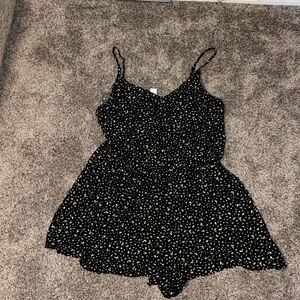H&M Black and White Polka Dot Dress